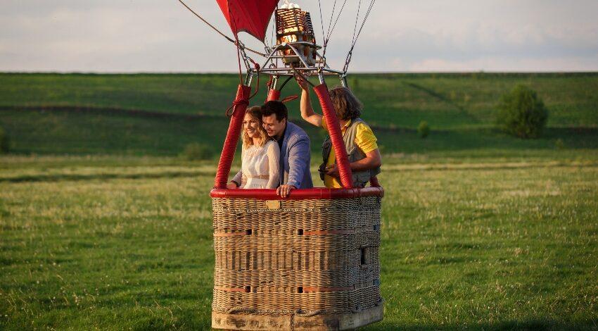 Heiratsantrag im Heißluftballon
