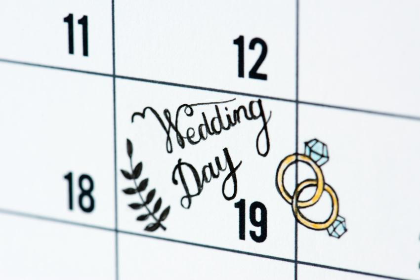 Kalendertermin - von der Verlobung bis zur Hochzeit 