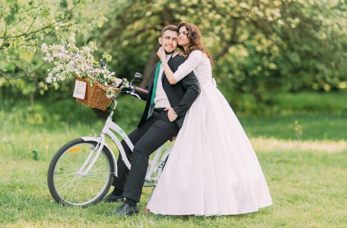 Fahrrad-Hochzeit