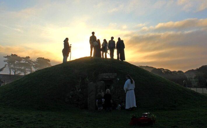 das geschützte walisische Denkmal mit der Cadw-ID 3 - Heiraten wie die Kelten